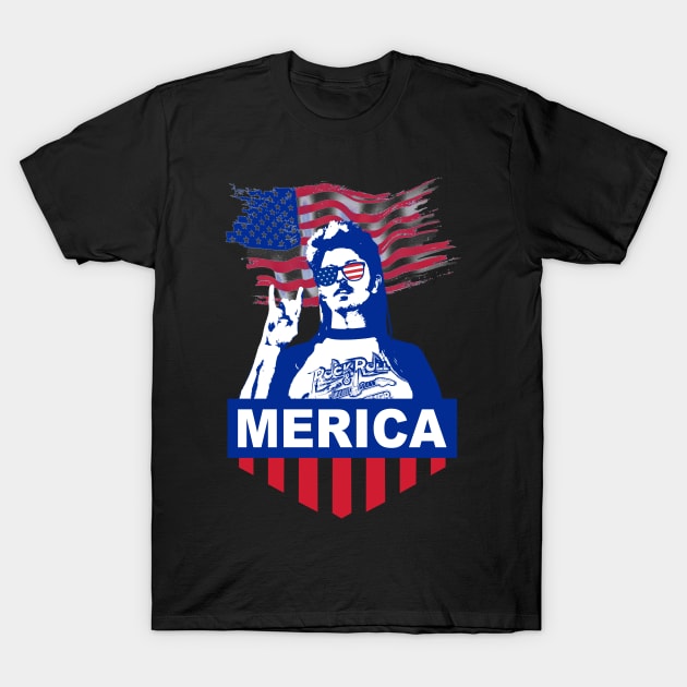 Merica Flag Men Women Gift T-Shirt by Lovely Tree